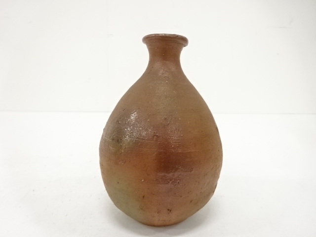  作家物　備前焼　徳利（保護箱付）